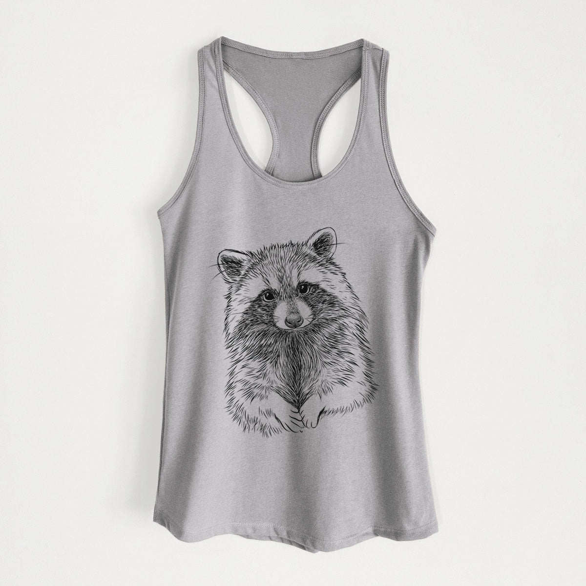 Raccoon - Procyon lotor - Women's Racerback Tanktop