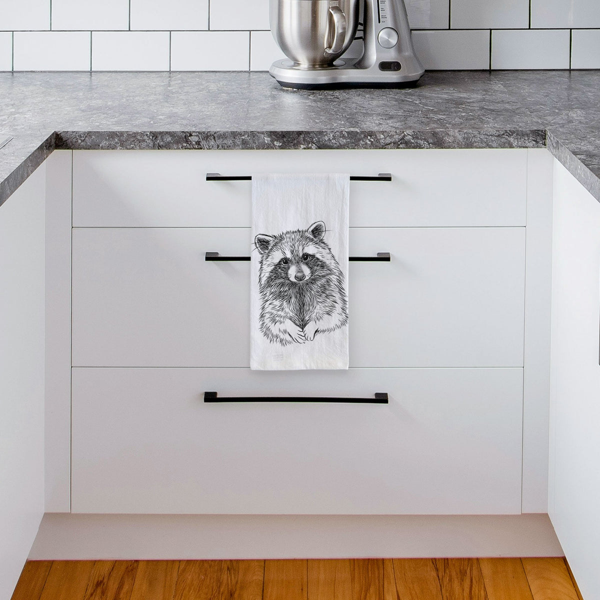 Raccoon - Procyon lotor Tea Towel