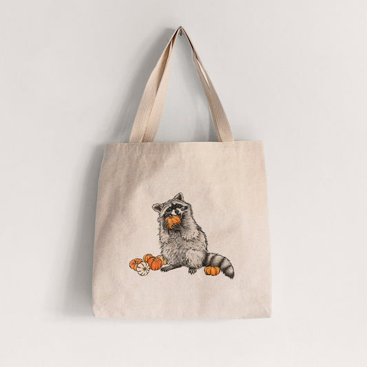 Raccoon Pumpkin Bandit - Tote Bag