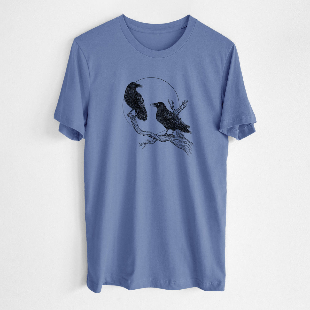 Midnight Ravens - Lightweight 100% Cotton Unisex Crewneck