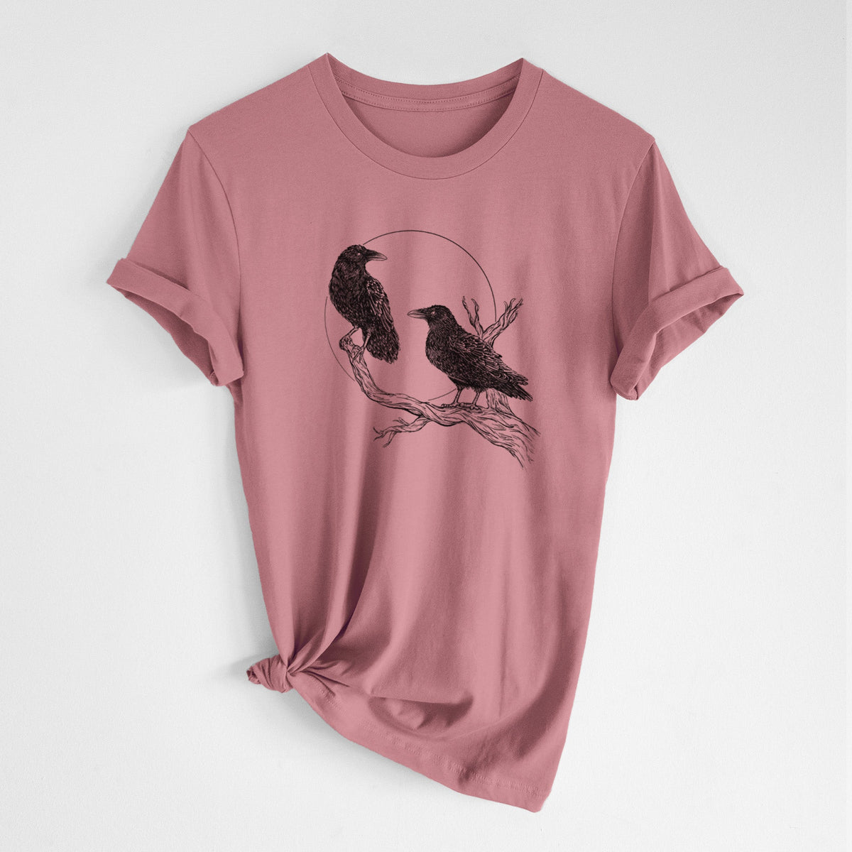 Midnight Ravens - Lightweight 100% Cotton Unisex Crewneck