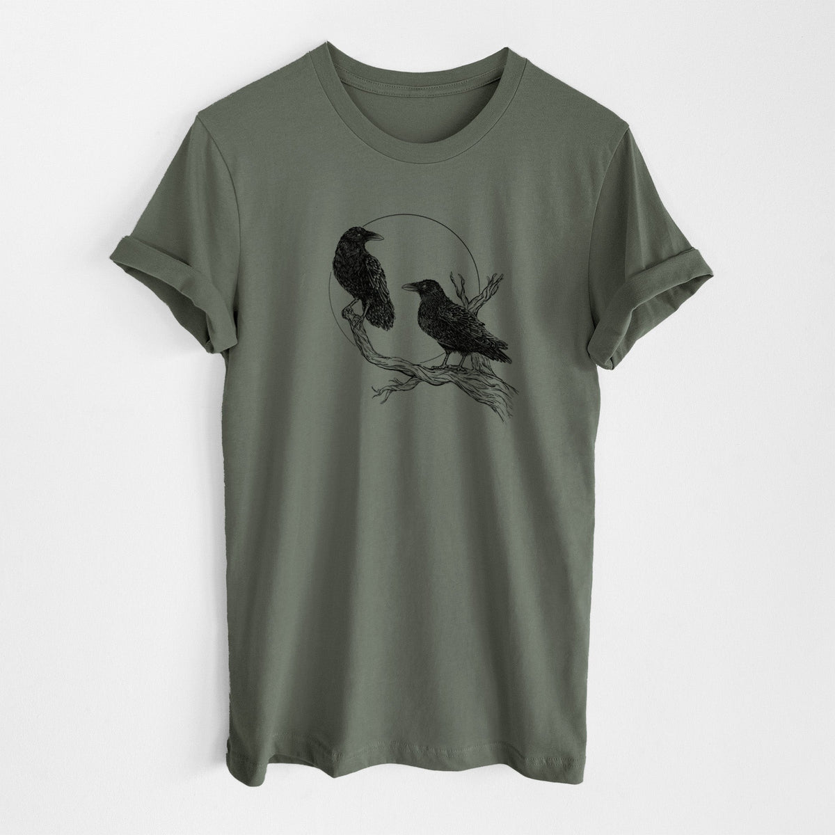 Midnight Ravens - Lightweight 100% Cotton Unisex Crewneck