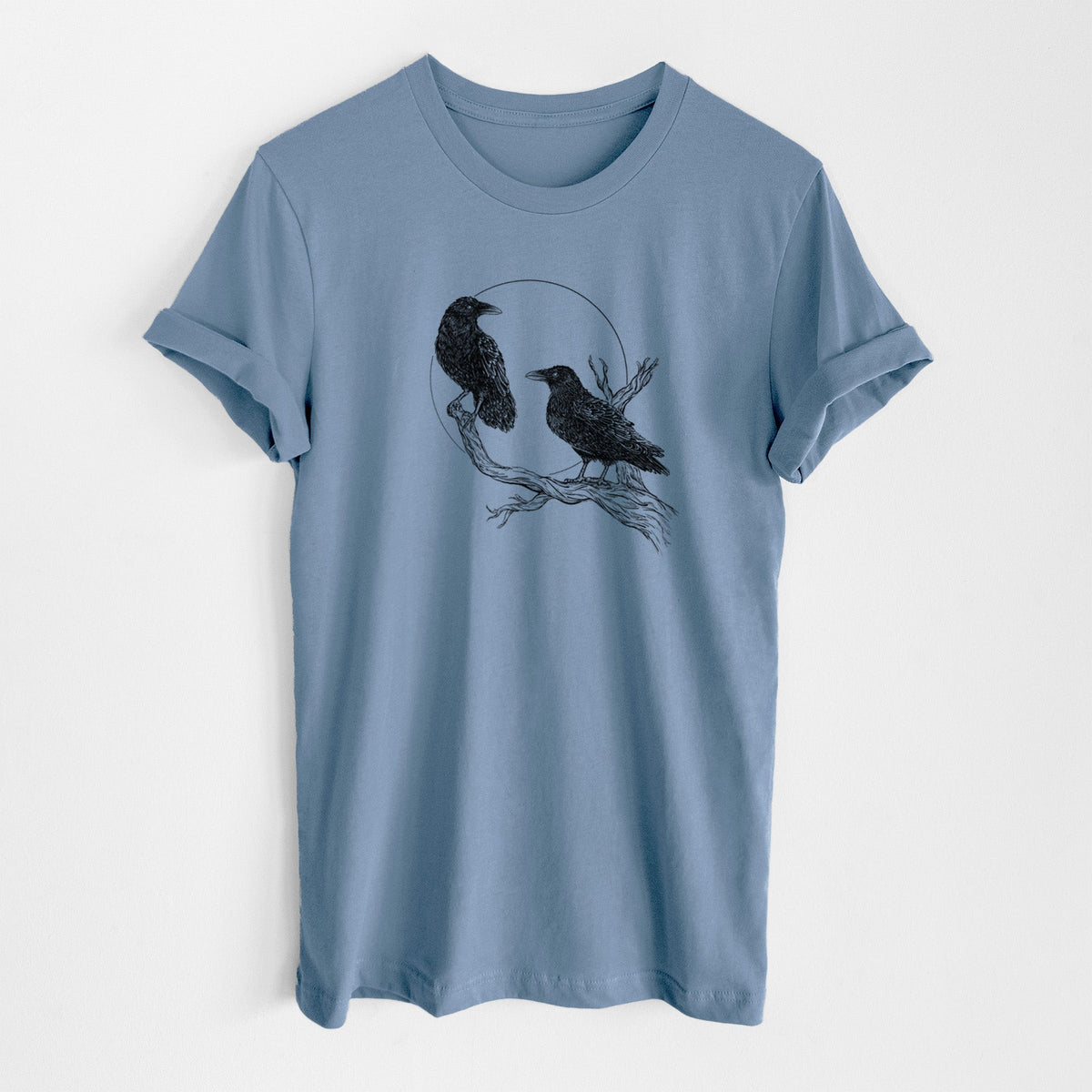 Midnight Ravens - Lightweight 100% Cotton Unisex Crewneck