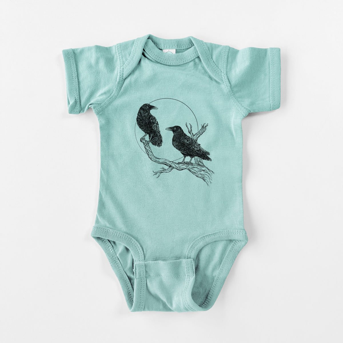Midnight Ravens - Baby Fine Jersey Bodysuit