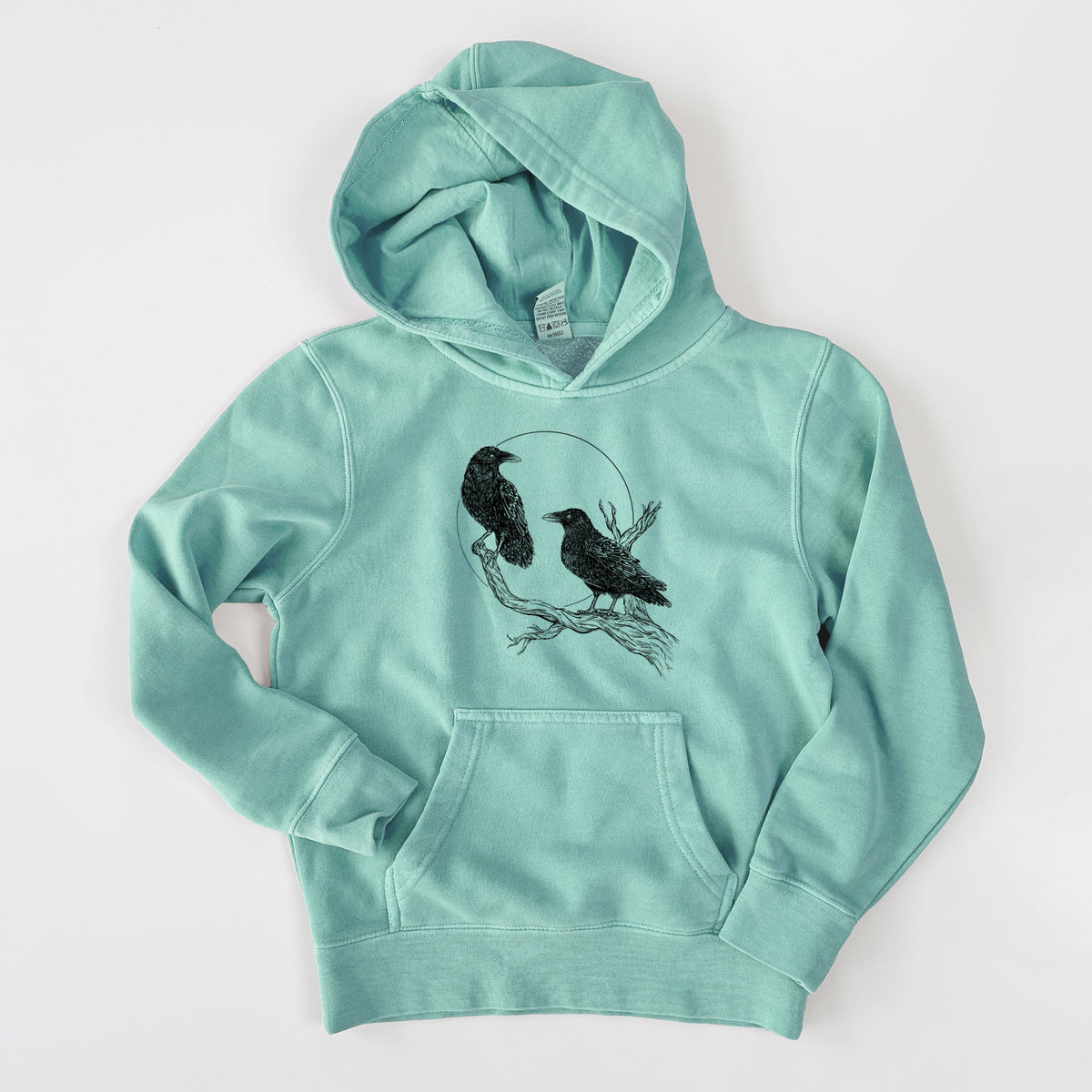 Midnight Ravens - Youth Pigment Dyed Hoodie