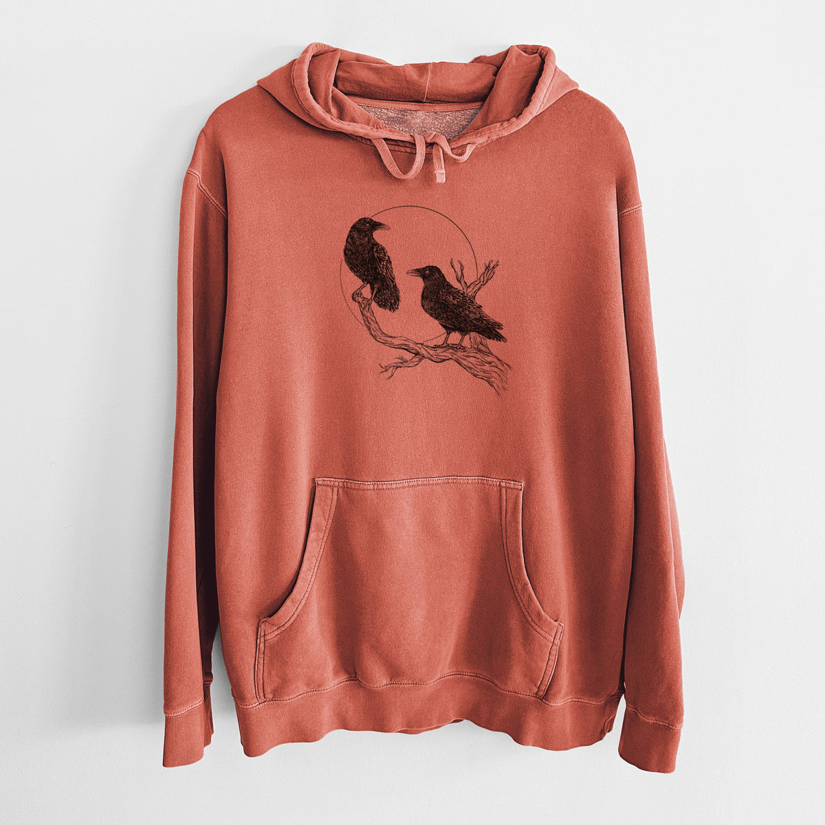 Midnight Ravens - Unisex Pigment Dyed Hoodie