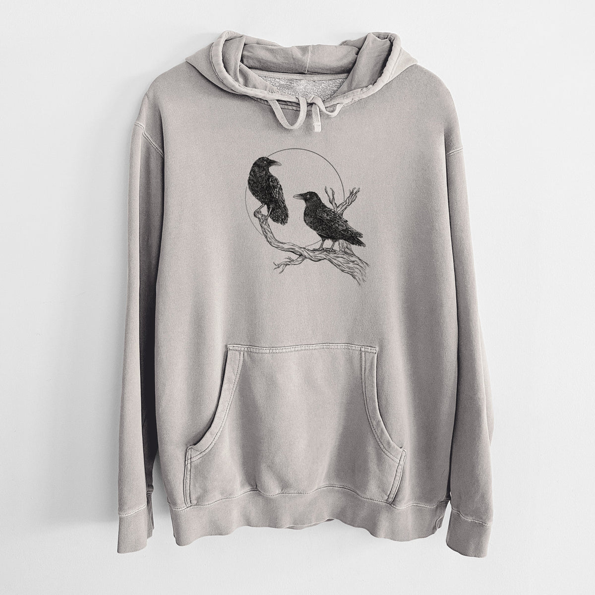 Midnight Ravens - Unisex Pigment Dyed Hoodie