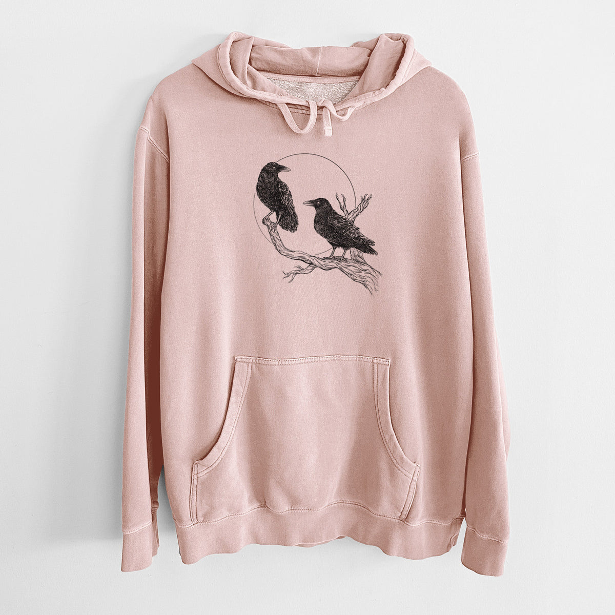 Midnight Ravens - Unisex Pigment Dyed Hoodie