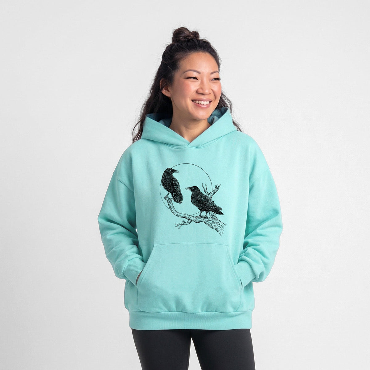 Midnight Ravens  - Statement Midweight Hoodie