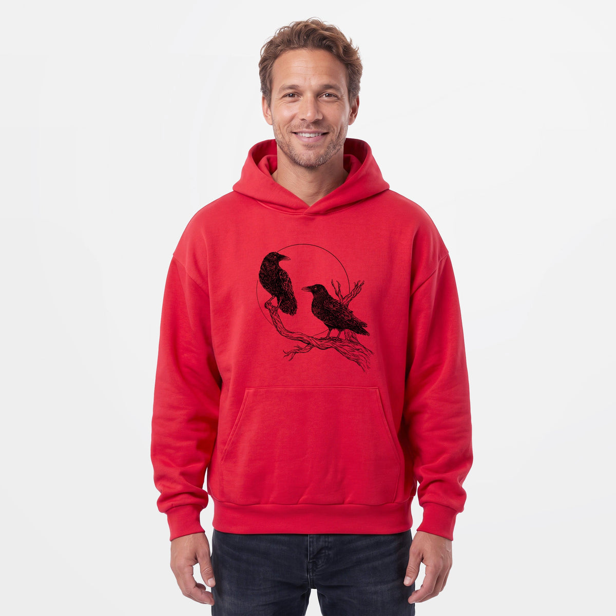 Midnight Ravens  - Statement Midweight Hoodie