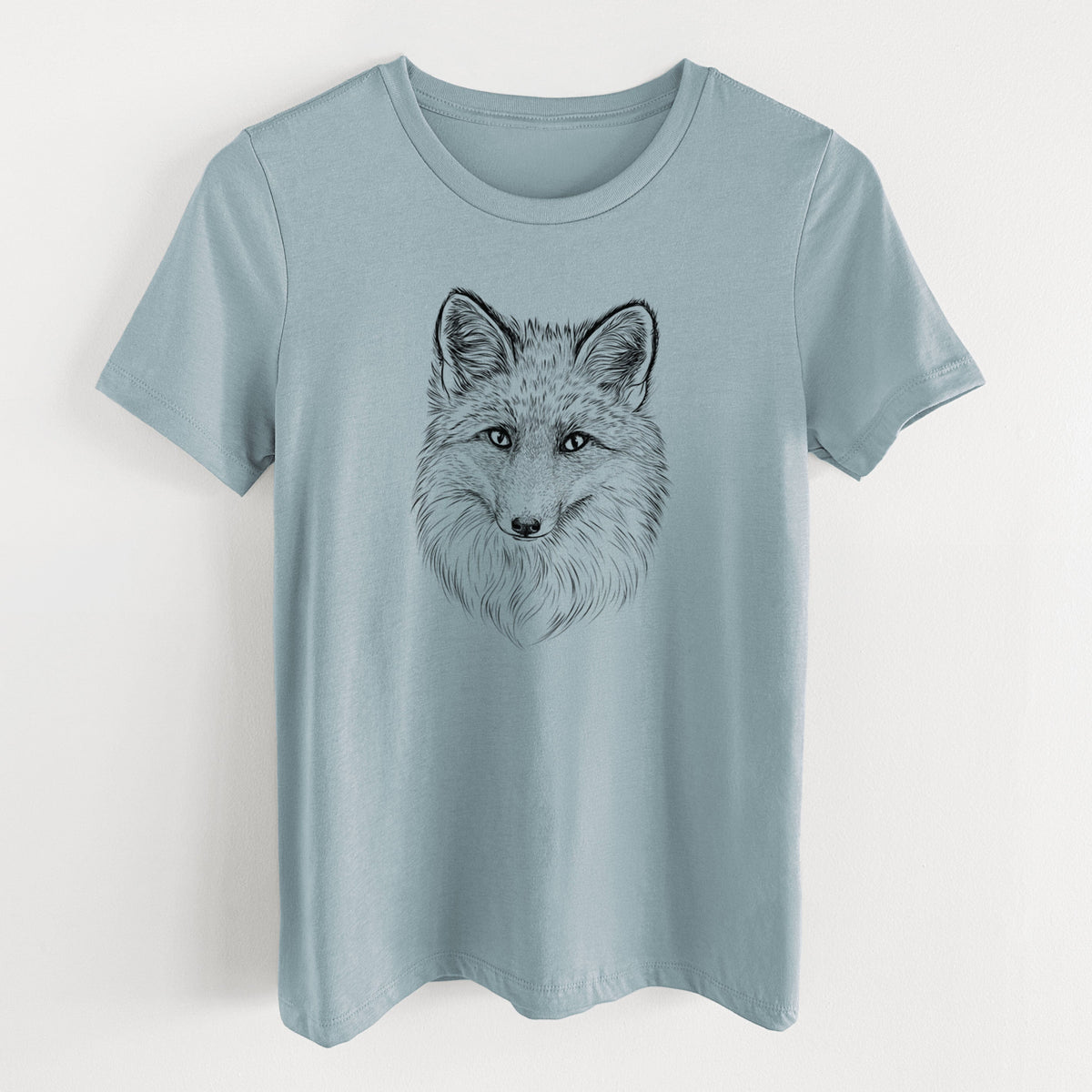 Red Fox - Vulpes vulpes - Women's Lightweight Relaxed Fit 100% Cotton Crewneck