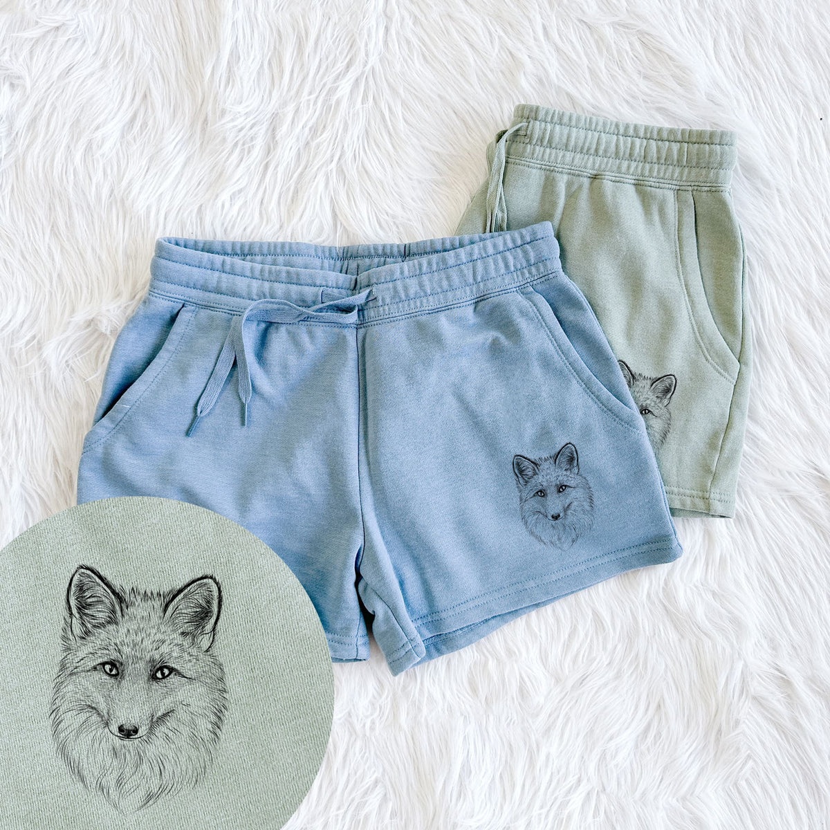 Red Fox - Vulpes vulpes - Women's Cali Wave Shorts
