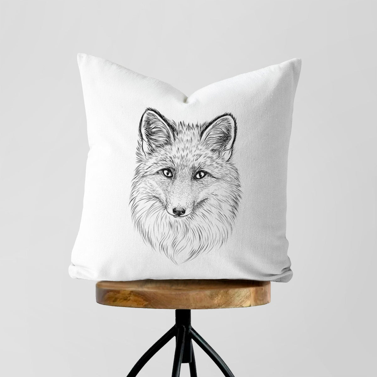 Red Fox - Vulpes vulpes - Throw Pillow Cover