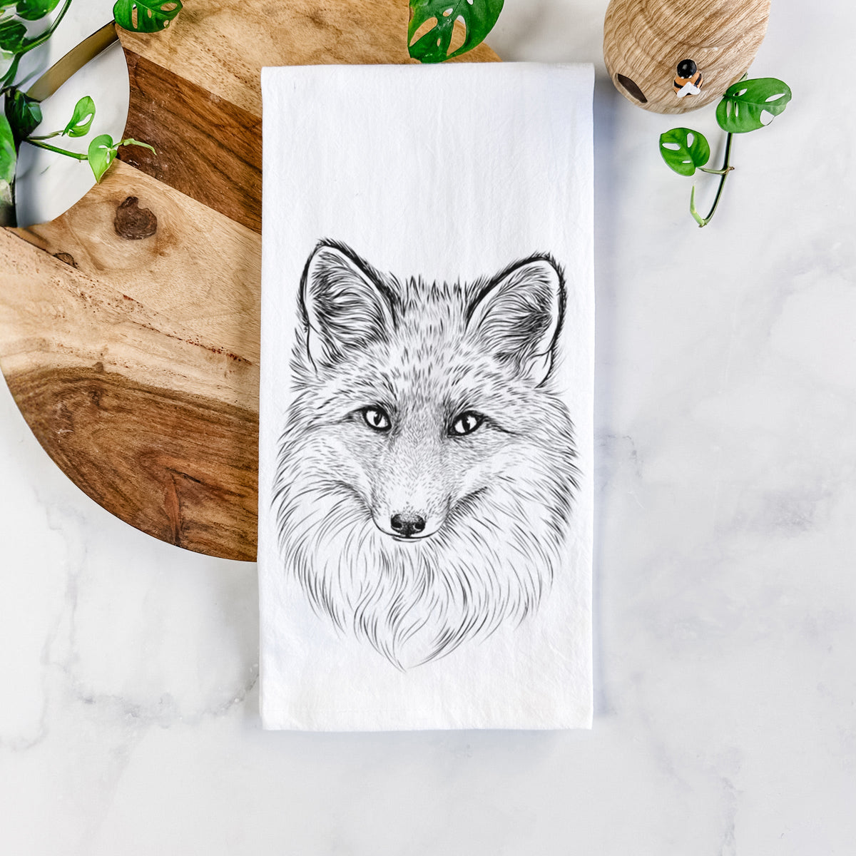 Red Fox - Vulpes vulpes Tea Towel