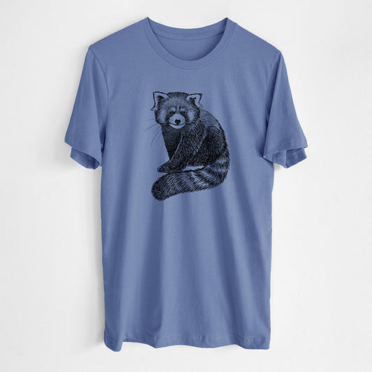 Red Panda - Ailurus fulgens styani - Lightweight 100% Cotton Unisex Crewneck