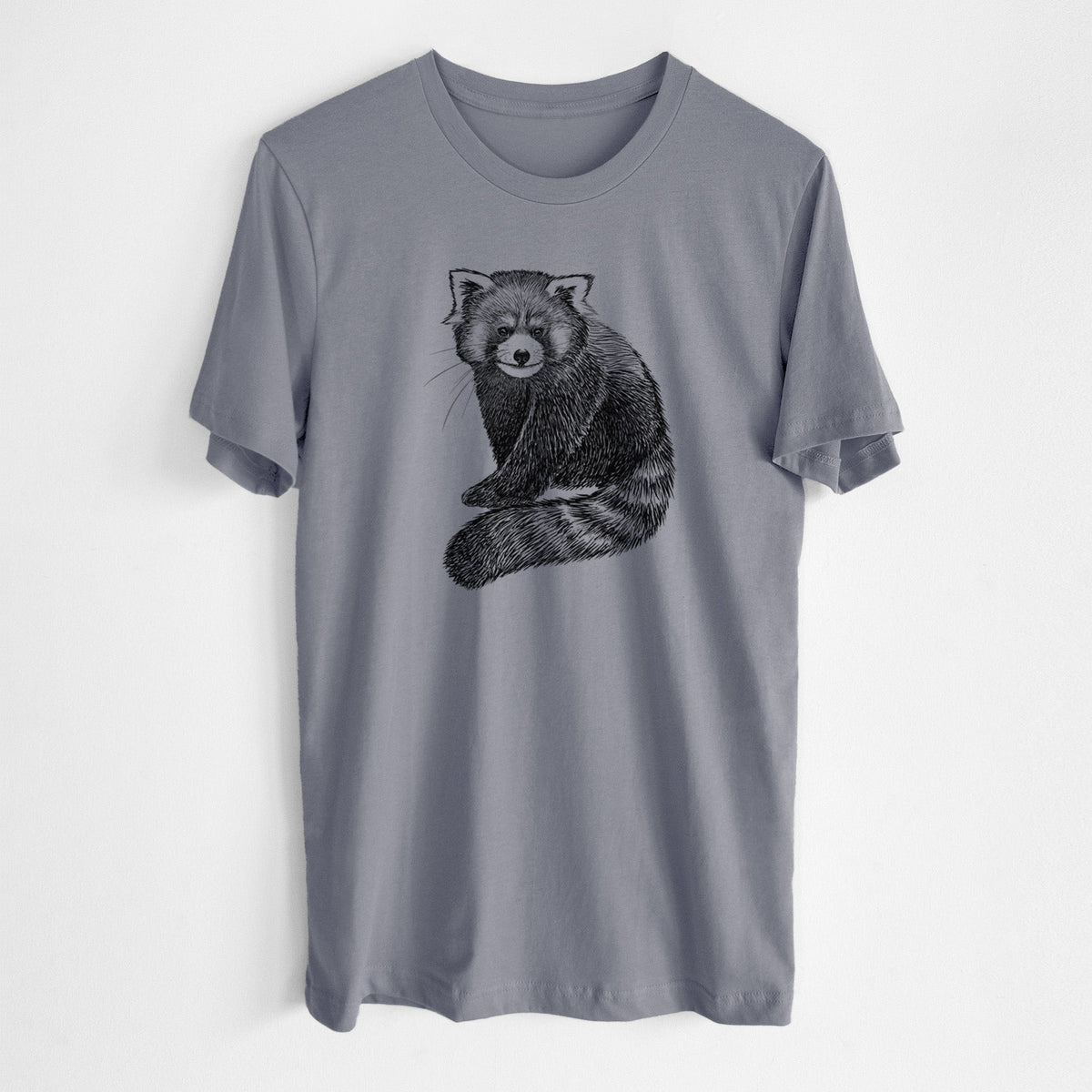 Red Panda - Ailurus fulgens styani - Lightweight 100% Cotton Unisex Crewneck