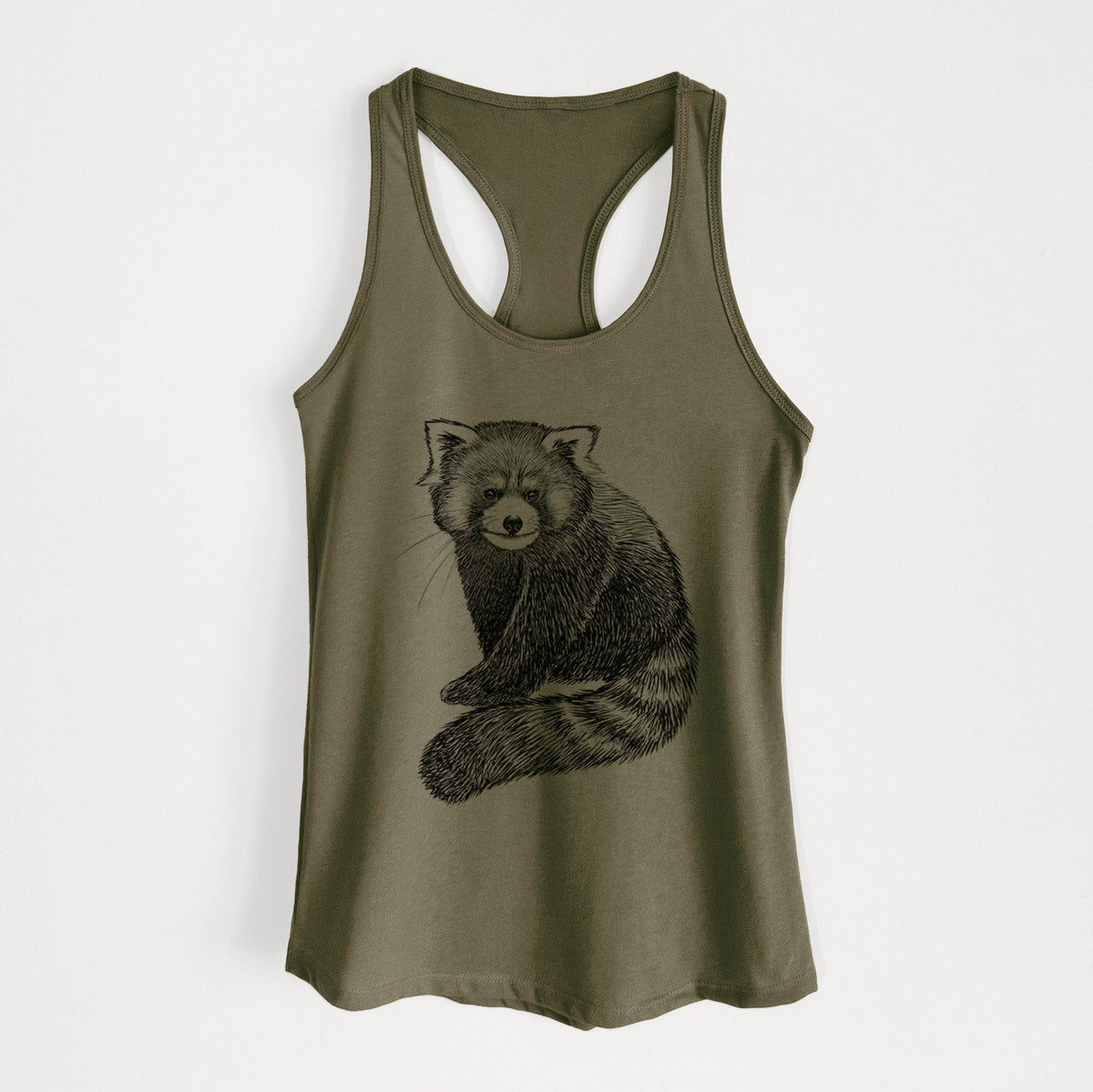 Red Panda - Ailurus fulgens styani - Women's Racerback Tanktop