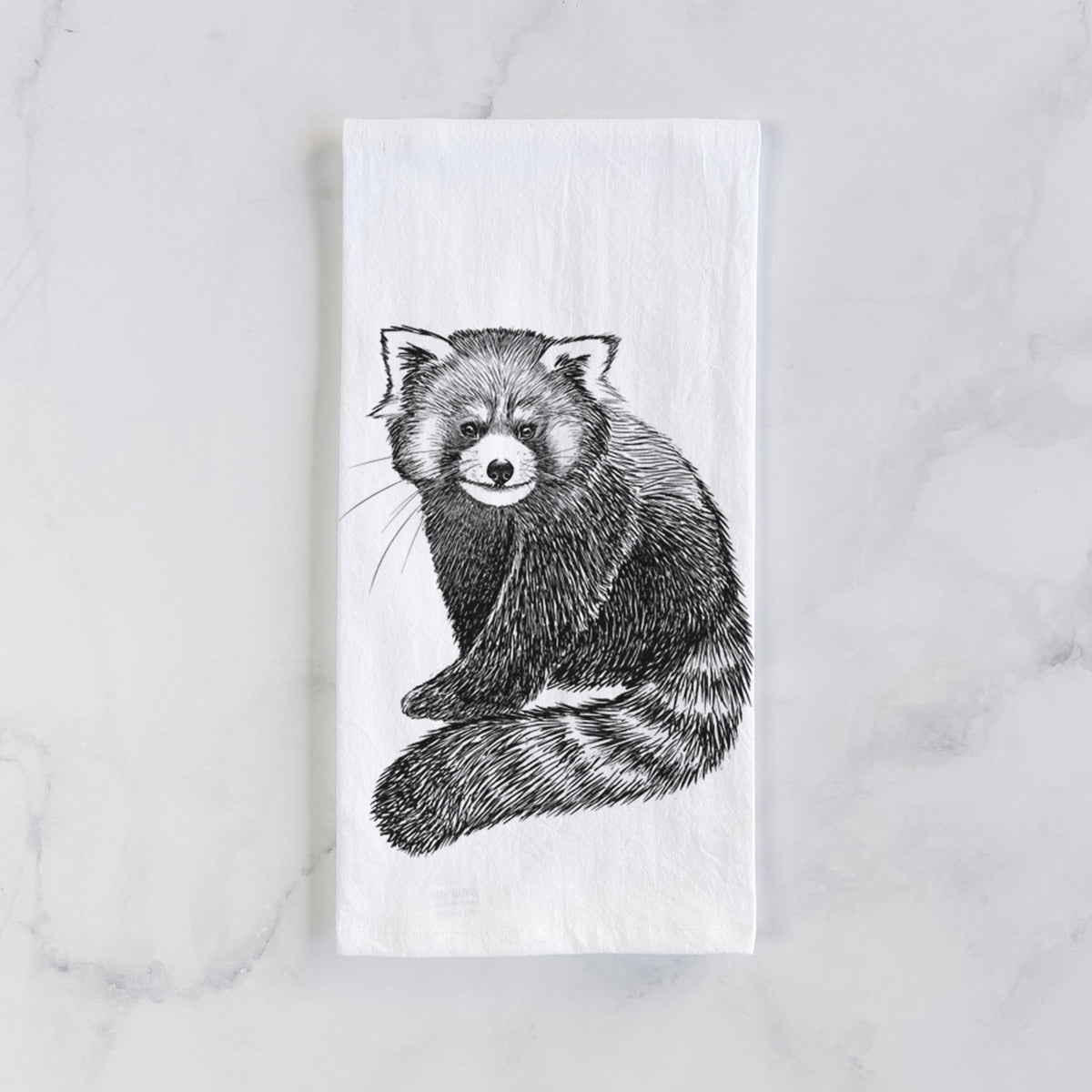 Red Panda - Ailurus fulgens styani Tea Towel