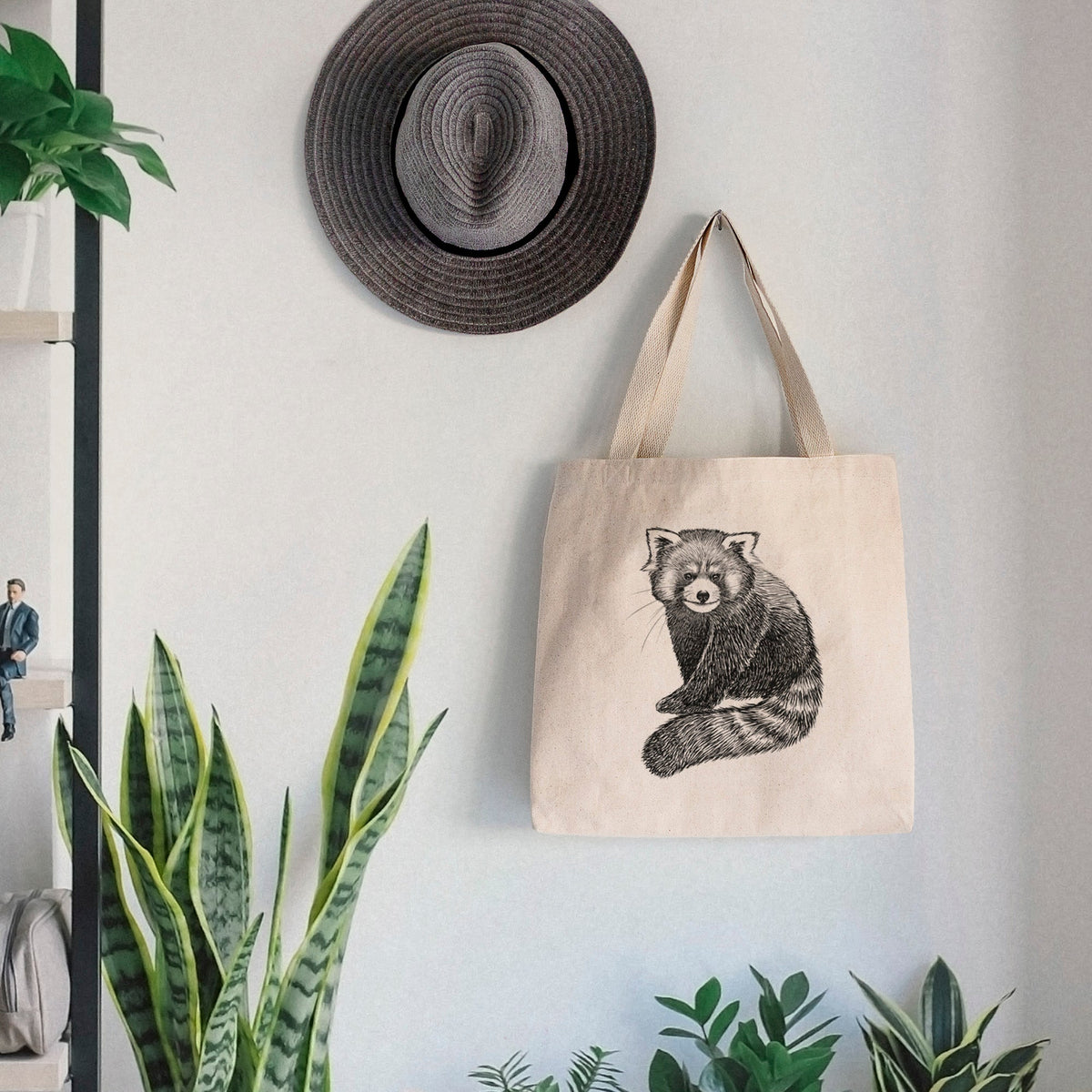 Red Panda - Ailurus fulgens styani - Tote Bag
