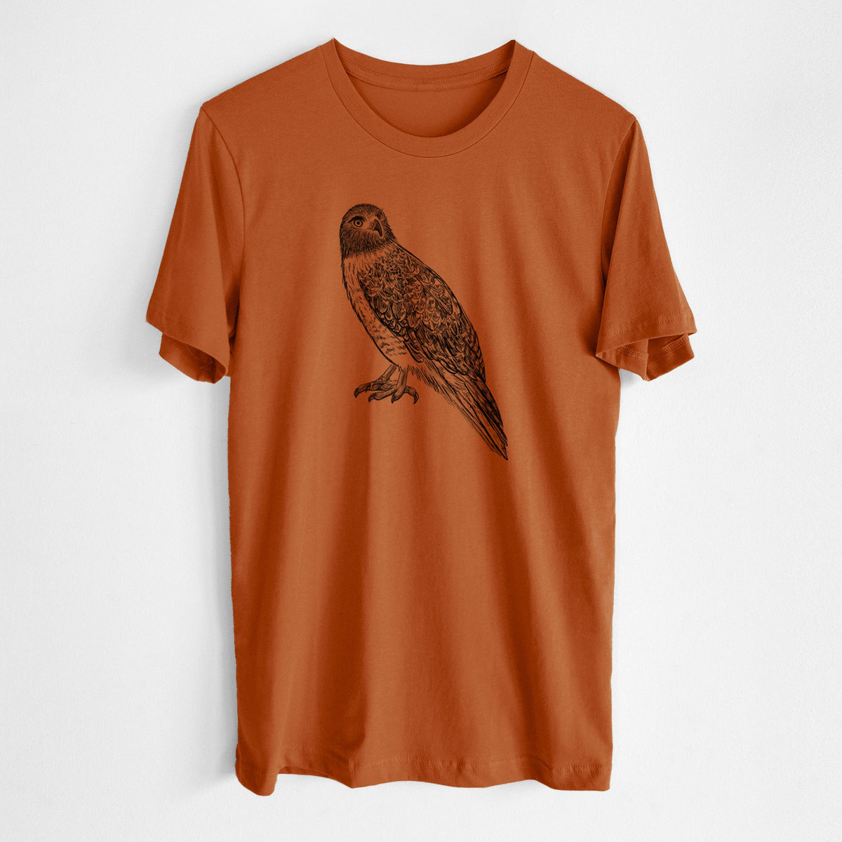 Red-tailed Hawk - Buteo jamaicensis - Lightweight 100% Cotton Unisex Crewneck