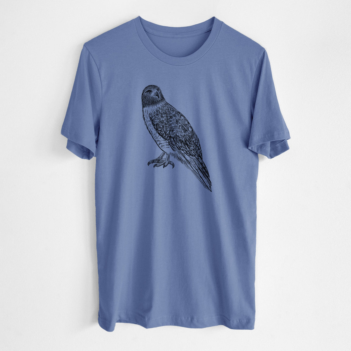 Red-tailed Hawk - Buteo jamaicensis - Lightweight 100% Cotton Unisex Crewneck