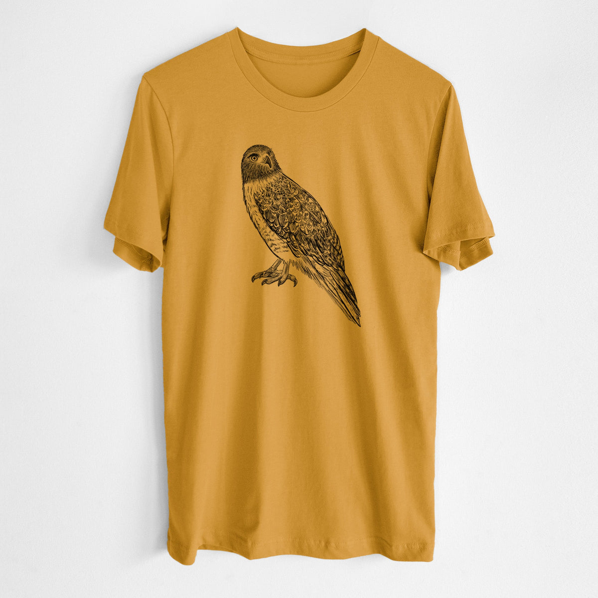 Red-tailed Hawk - Buteo jamaicensis - Lightweight 100% Cotton Unisex Crewneck
