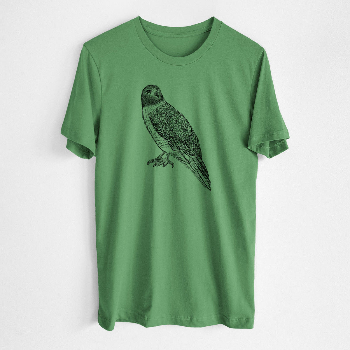Red-tailed Hawk - Buteo jamaicensis - Lightweight 100% Cotton Unisex Crewneck