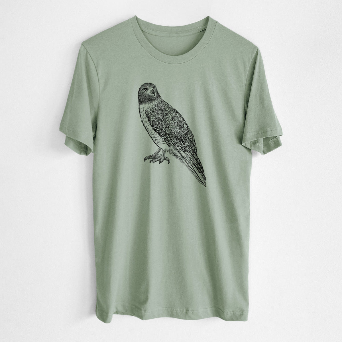 Red-tailed Hawk - Buteo jamaicensis - Lightweight 100% Cotton Unisex Crewneck