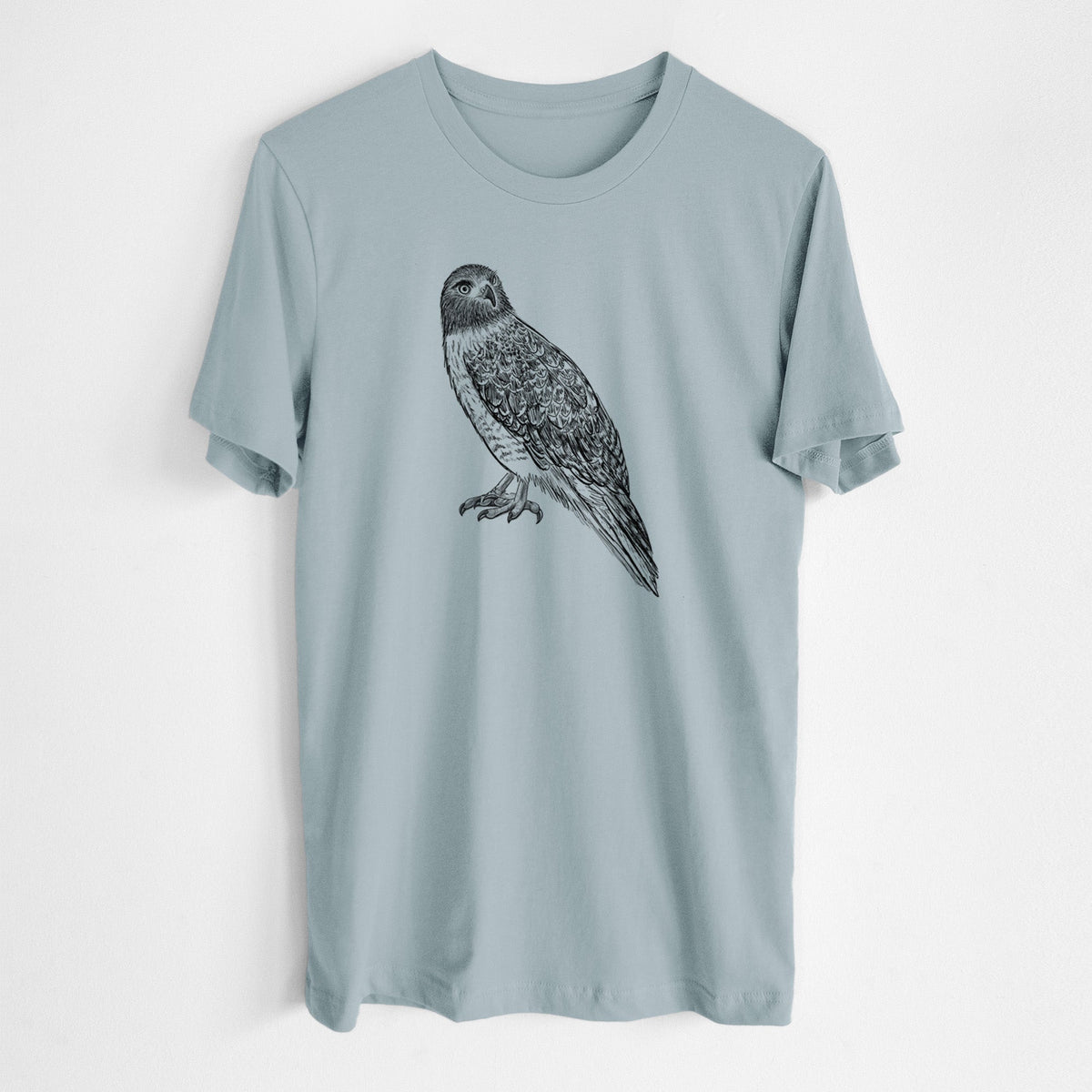 Red-tailed Hawk - Buteo jamaicensis - Lightweight 100% Cotton Unisex Crewneck
