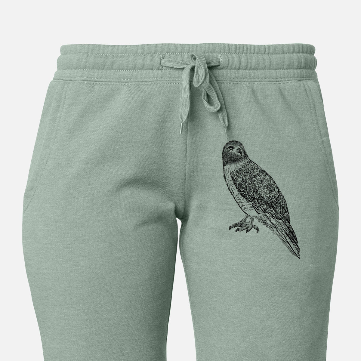Red-tailed Hawk - Buteo jamaicensis - Women's Cali Wave Jogger Sweatpants