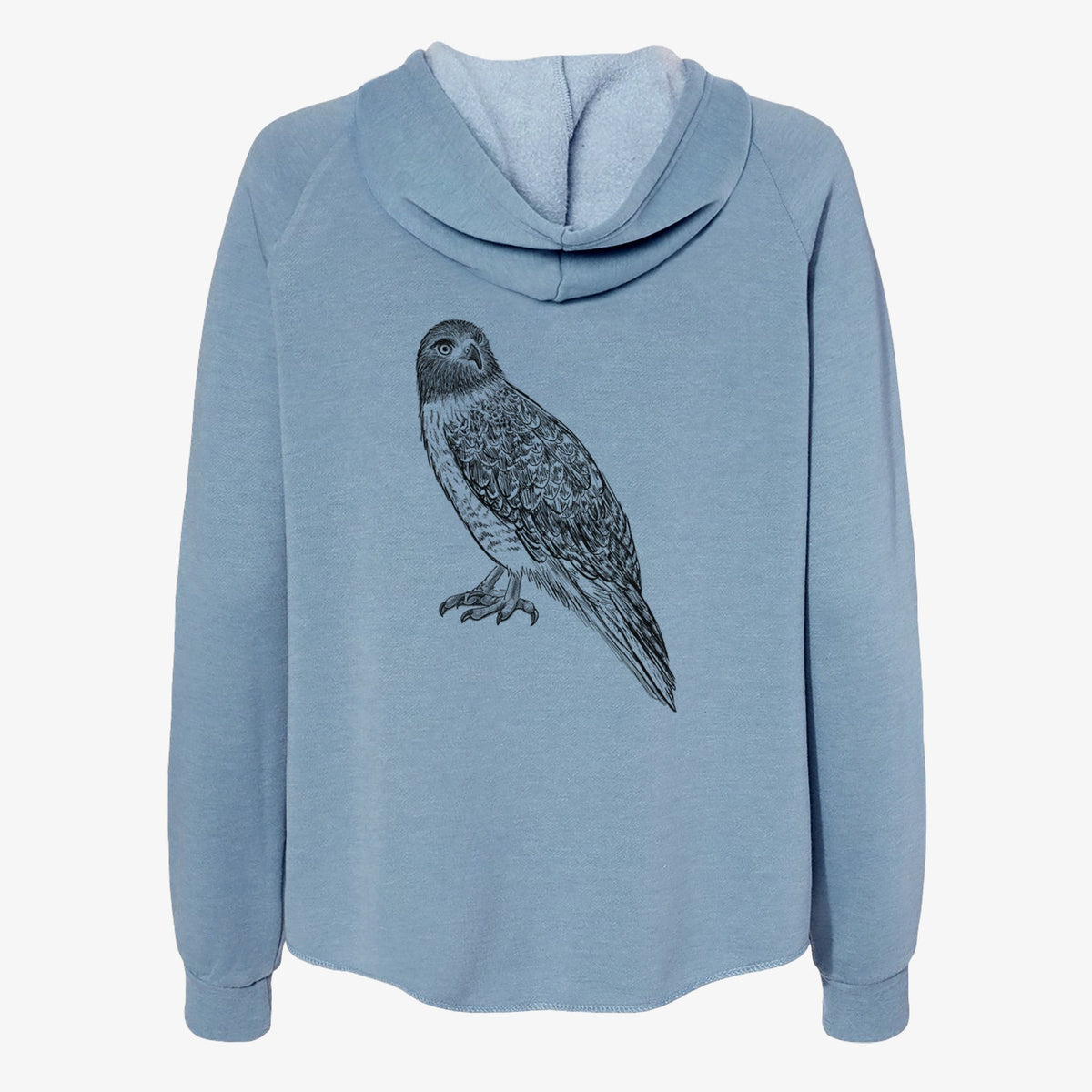 Red-tailed Hawk - Buteo jamaicensis - Women's Cali Wave Zip-Up Sweatshirt
