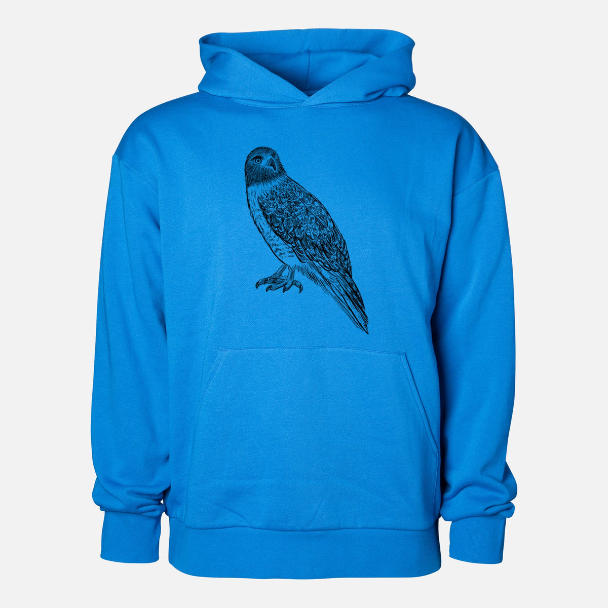 Red-tailed Hawk - Buteo jamaicensis  - Statement Midweight Hoodie
