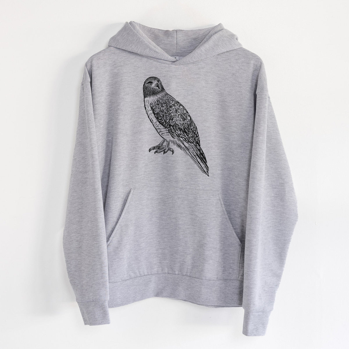 Red-tailed Hawk - Buteo jamaicensis  - Statement Midweight Hoodie