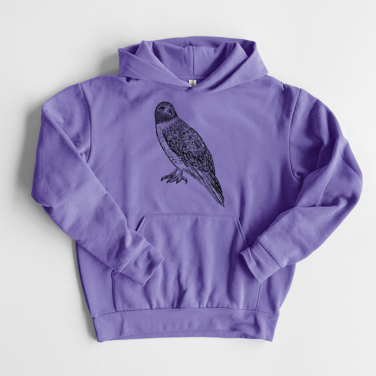 Red-tailed Hawk - Buteo jamaicensis  - Statement Midweight Hoodie