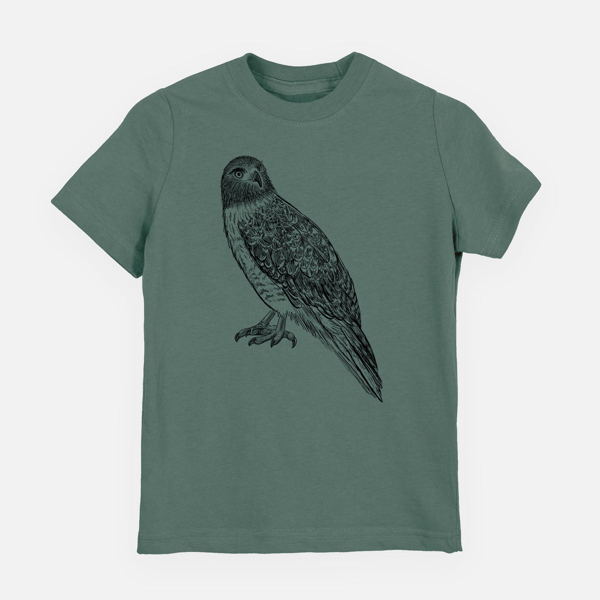 Red-tailed Hawk - Buteo jamaicensis - Toddler/Youth Shirt