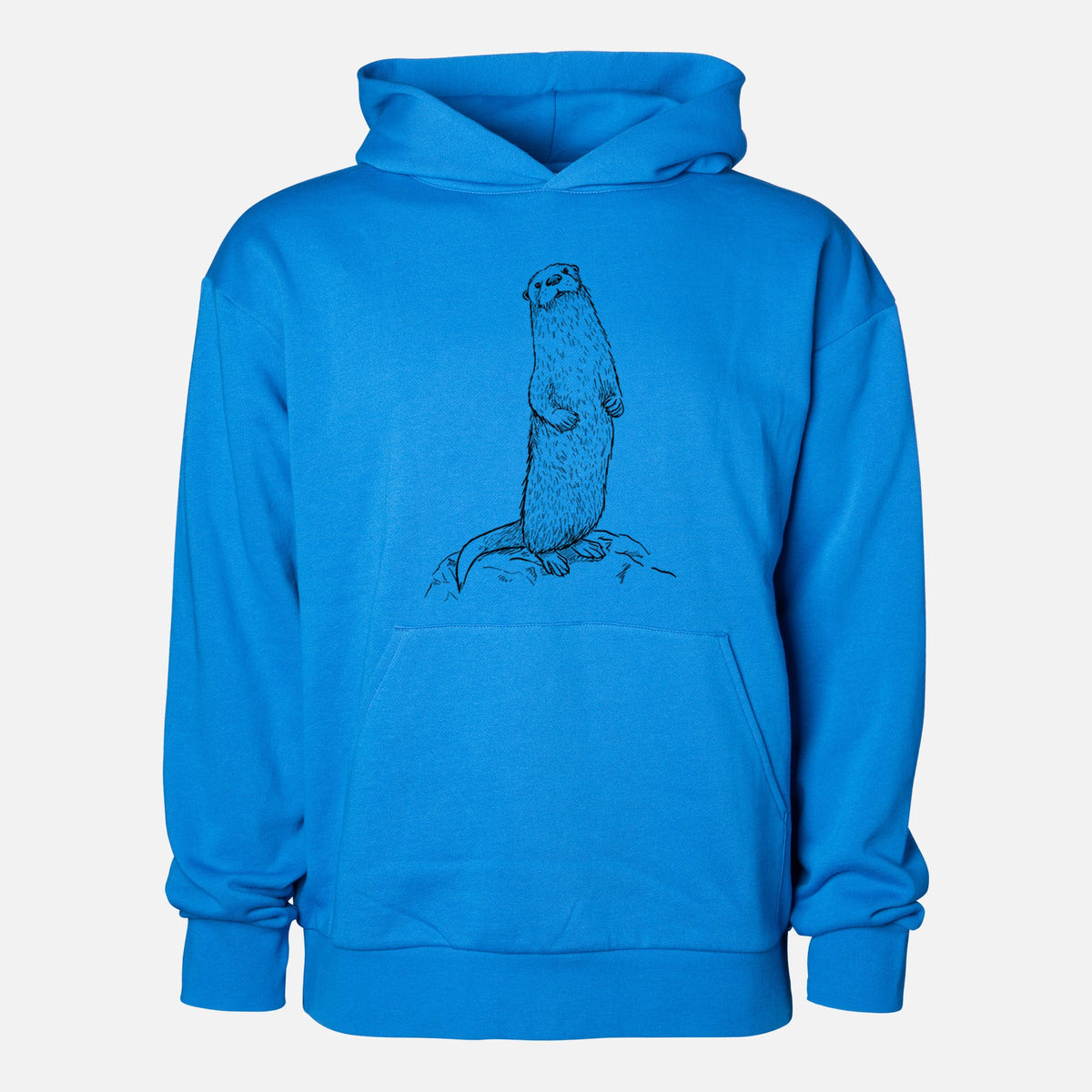 North American River Otter - Lontra canadensis  - Statement Midweight Hoodie