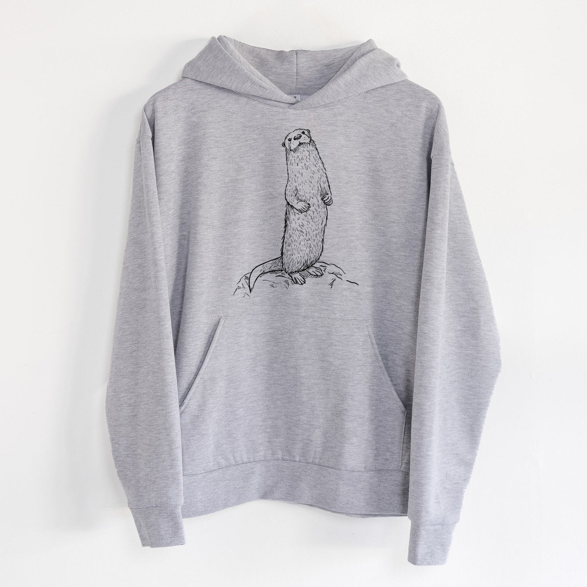 North American River Otter - Lontra canadensis  - Statement Midweight Hoodie