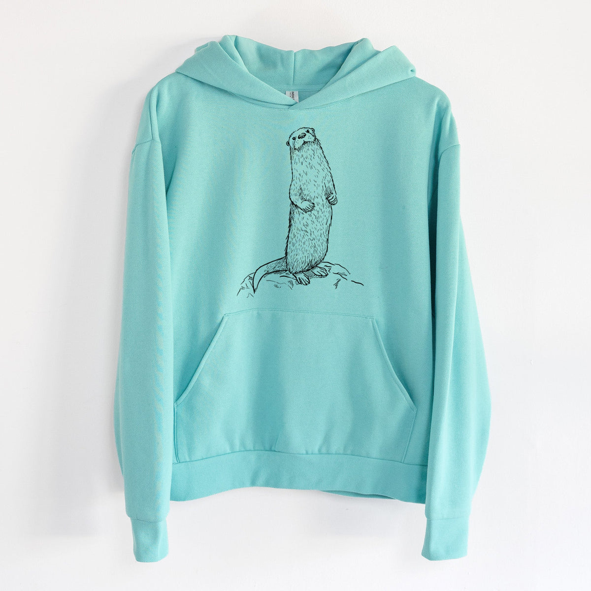 North American River Otter - Lontra canadensis  - Statement Midweight Hoodie