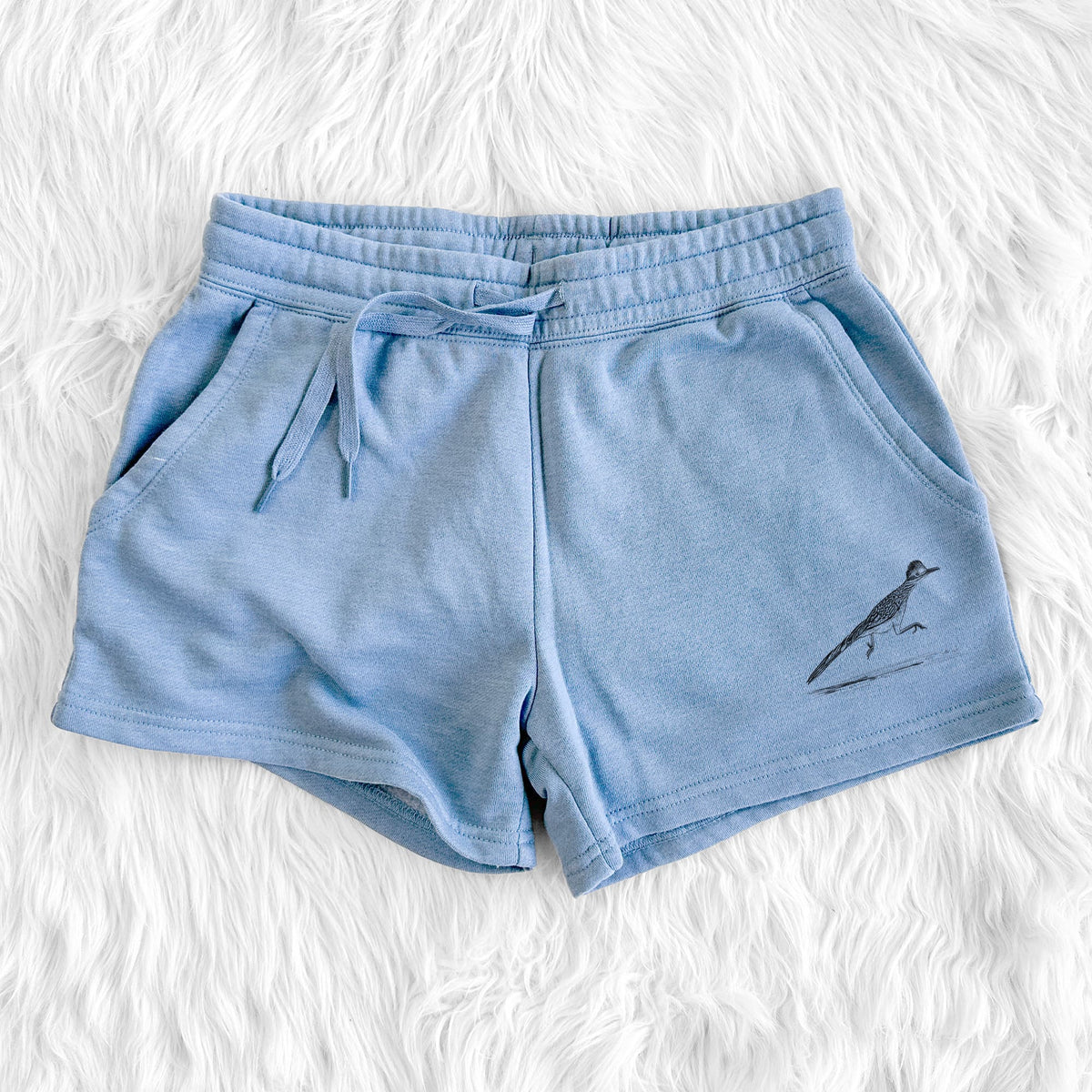 Greater Roadrunner - Geococcyx californianus - Women's Cali Wave Shorts