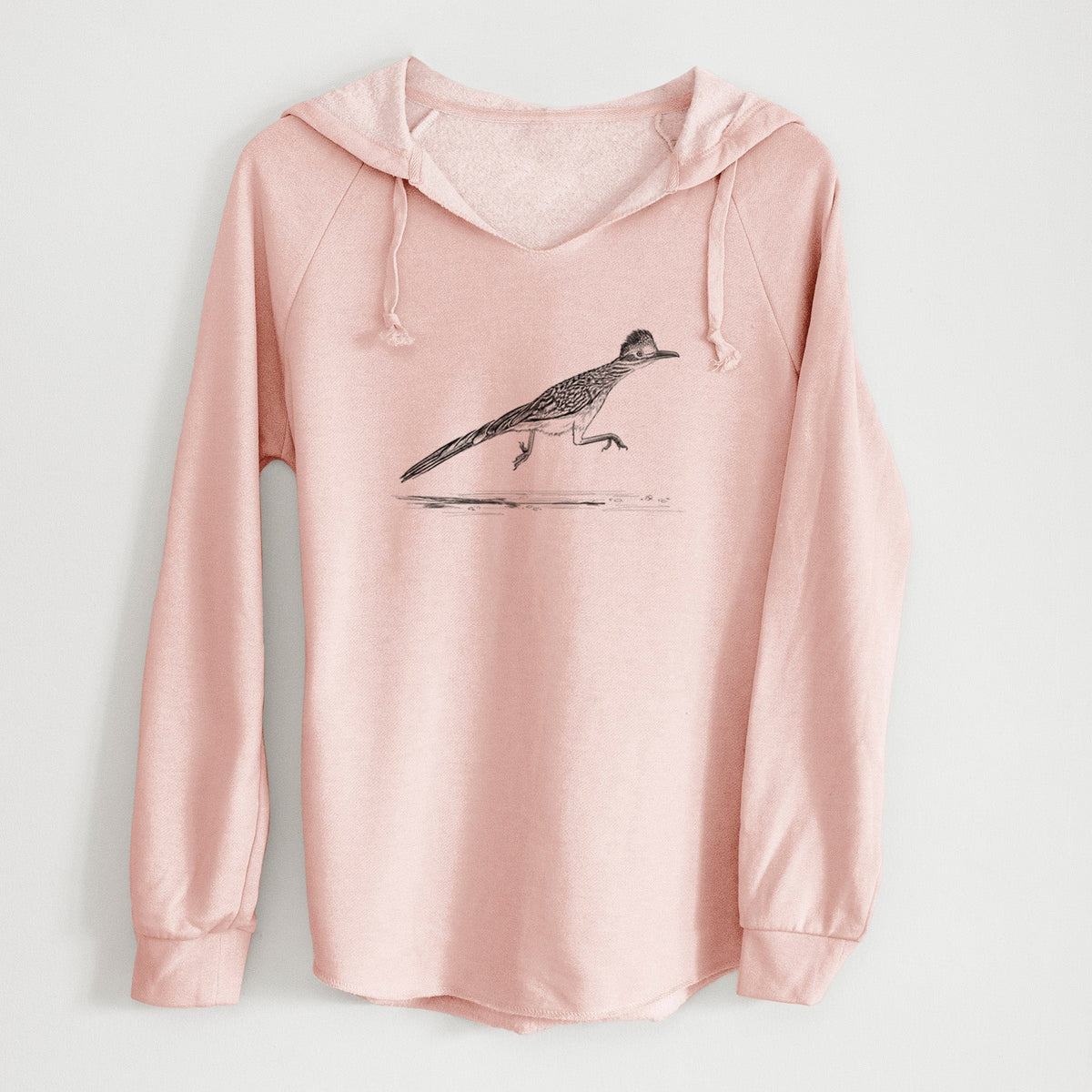 Greater Roadrunner - Geococcyx californianus - Cali Wave Hooded Sweatshirt