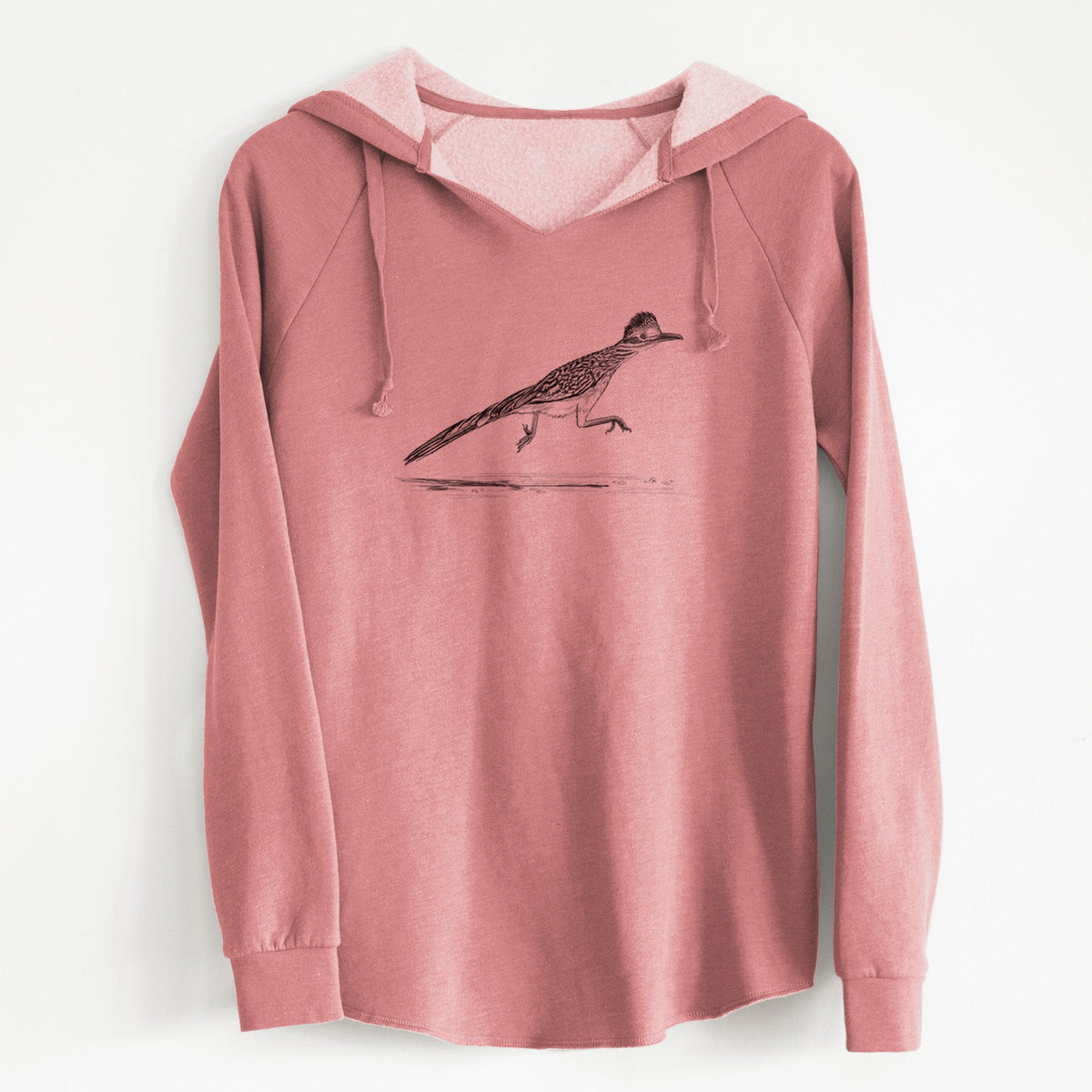 Greater Roadrunner - Geococcyx californianus - Cali Wave Hooded Sweatshirt