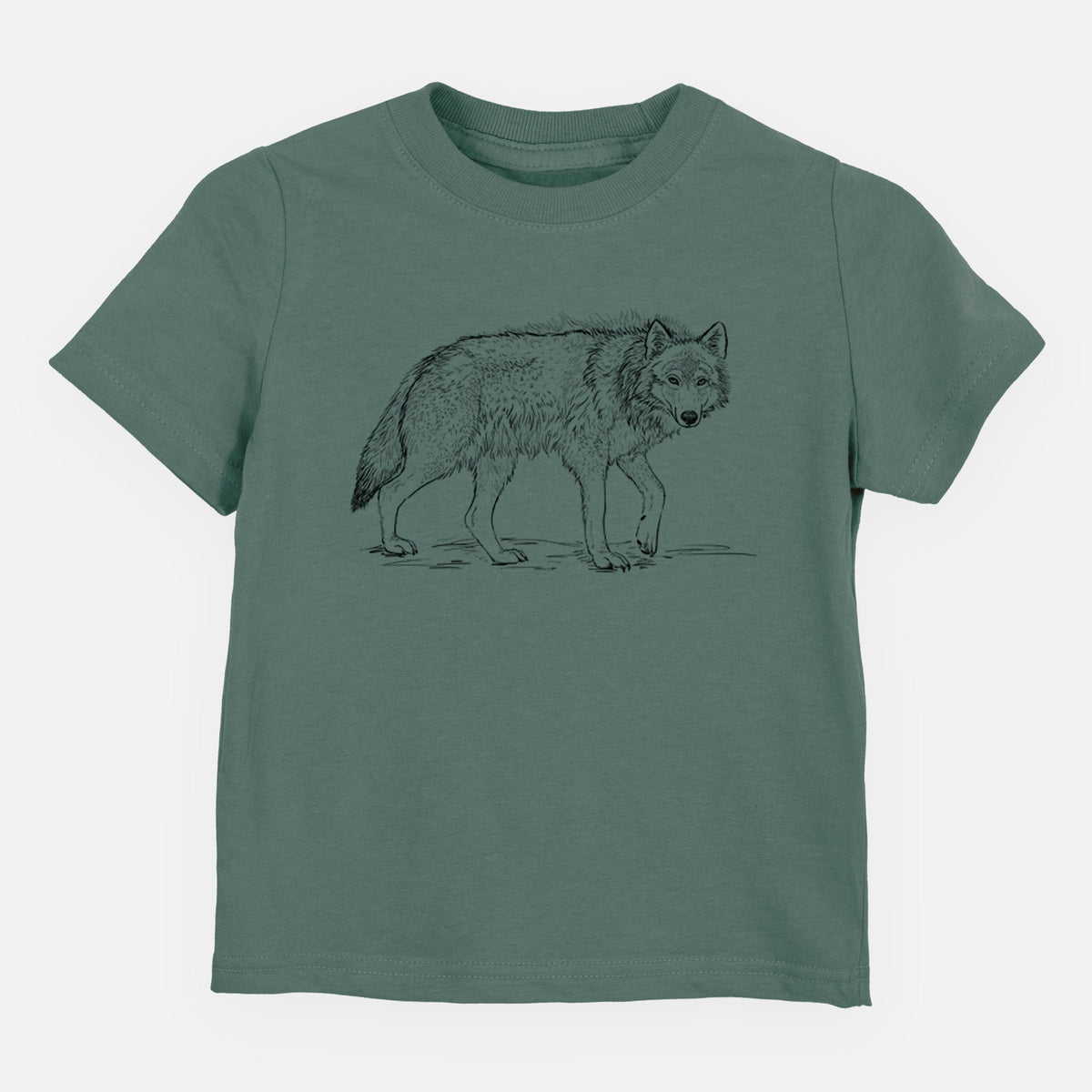 Roaming Grey Wolf - Canis lupus - Toddler/Youth Shirt