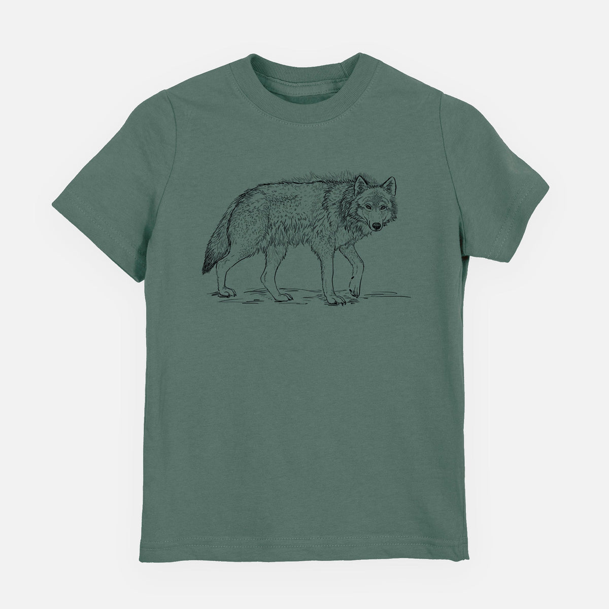 Roaming Grey Wolf - Canis lupus - Toddler/Youth Shirt