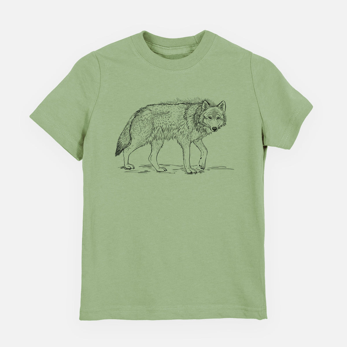 Roaming Grey Wolf - Canis lupus - Toddler/Youth Shirt