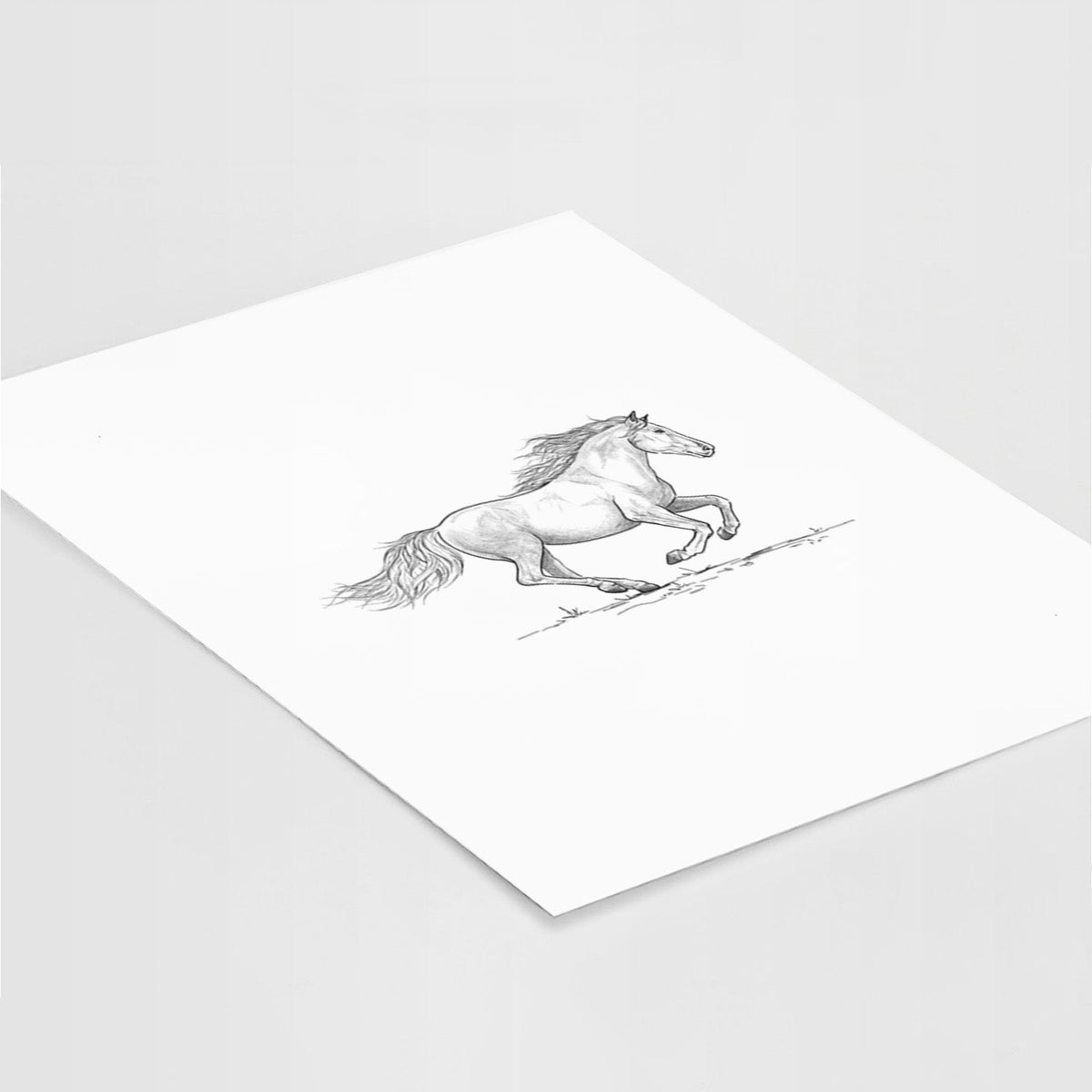 Running Mustang - Fine Art Print