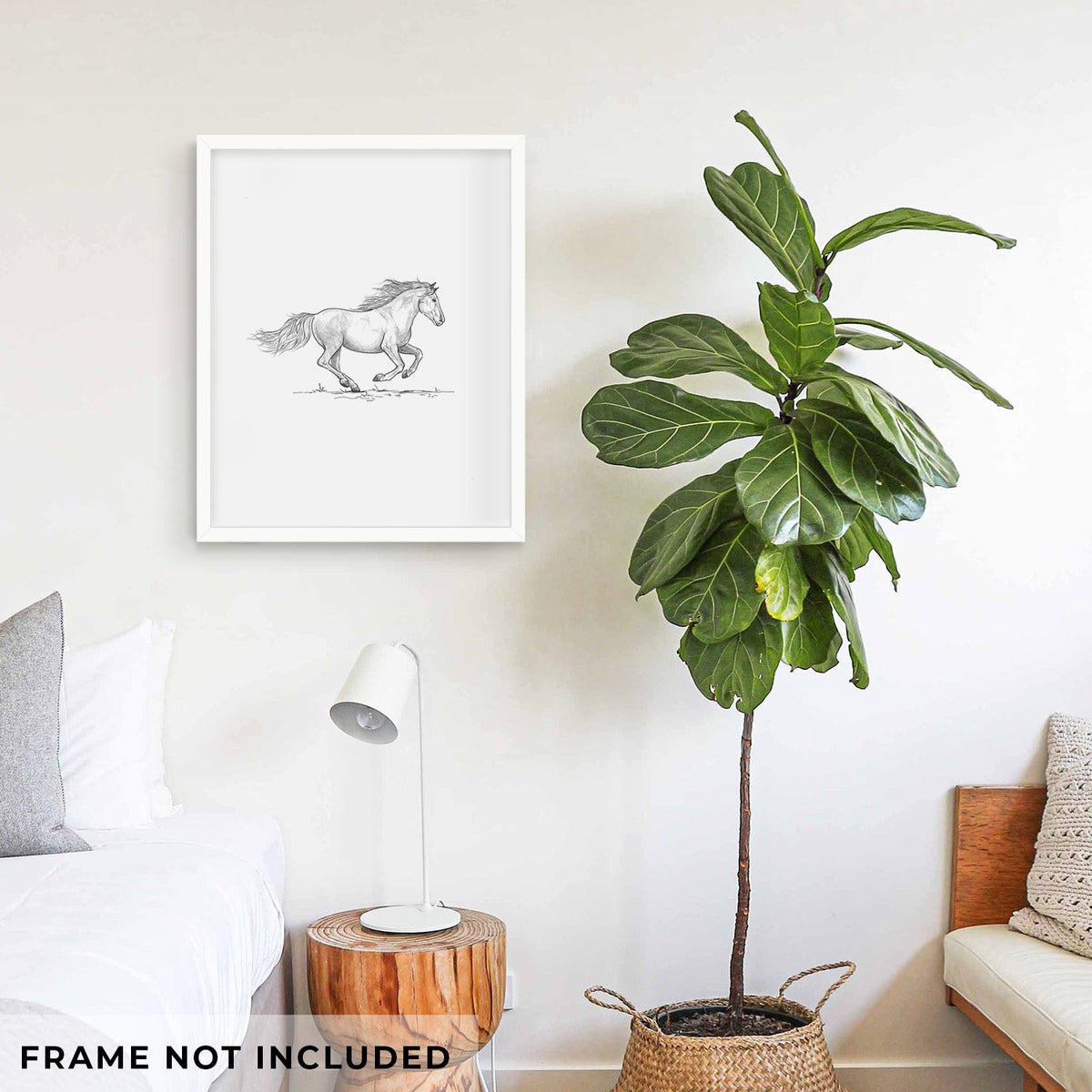 Running Mustang - Fine Art Print