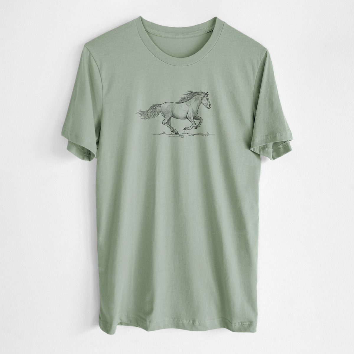Running Mustang - Lightweight 100% Cotton Unisex Crewneck