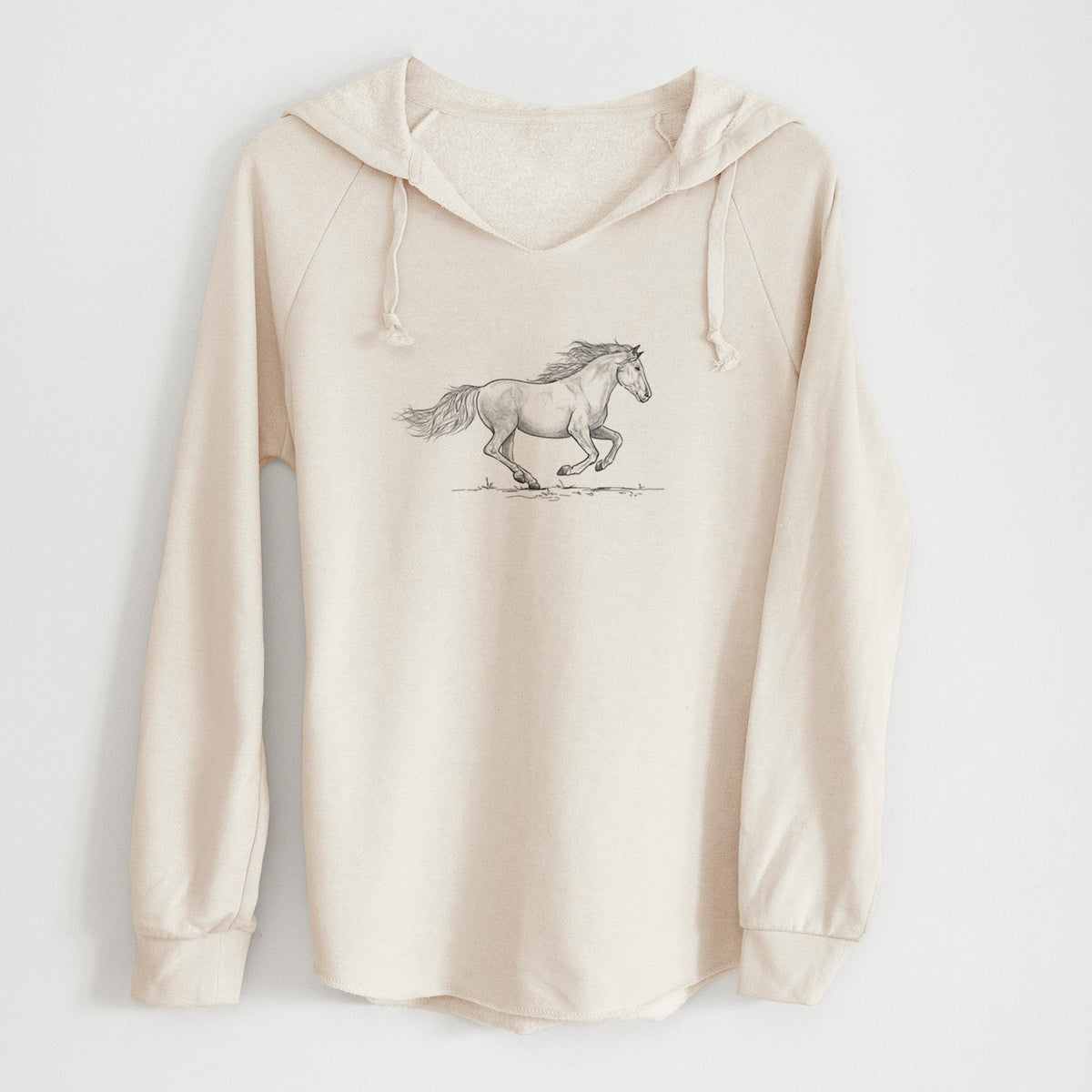 Running Mustang - Cali Wave Hooded Sweatshirt