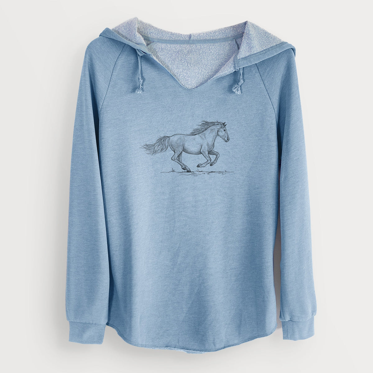 Running Mustang - Cali Wave Hooded Sweatshirt