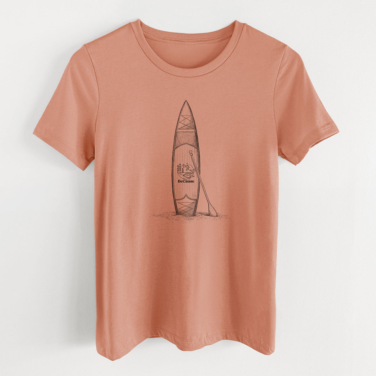 Stand-up Paddle Board - Women's Lightweight Relaxed Fit 100% Cotton Crewneck